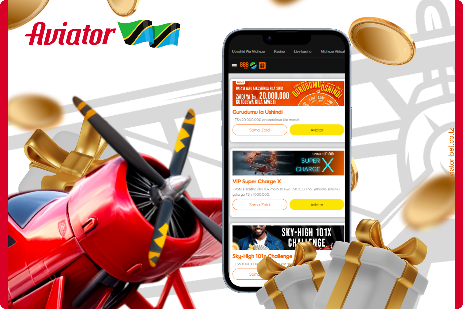 Bonasi na ofa za 888bet ambazo mashabiki wa Aviator wanaweza kutumia kuongeza mtaji wao wa kucheza