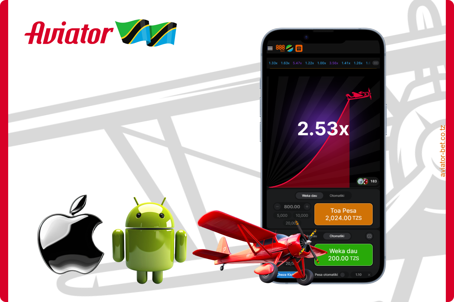 Programu ya simu ya 888bet Aviator ina mfumo wenye vipengele vingi vinavyowarahisishia wachezaji wa Tanzania kufurahia mchezo