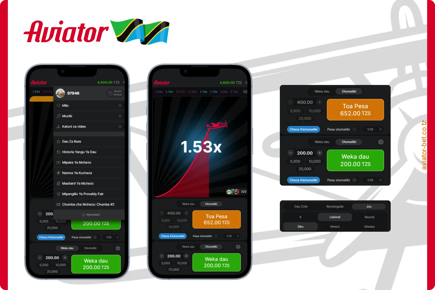 Faida za programu ya Aviator kwa wachezaji kutoka Tanzania